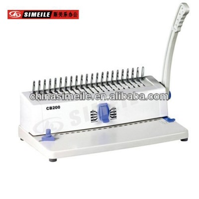 China A4 Size Paper 15 Sheets Each Time Comb Manual Binding Machines