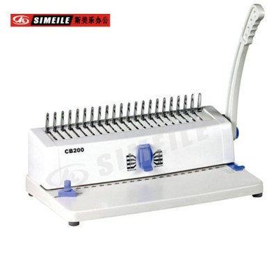 China Manual Cb200 Plastic Comb Book Binding Machine/Binding Machinery